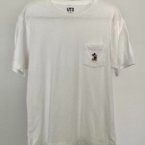 Vintage Mickey Mouse white short sleeve t-shirt